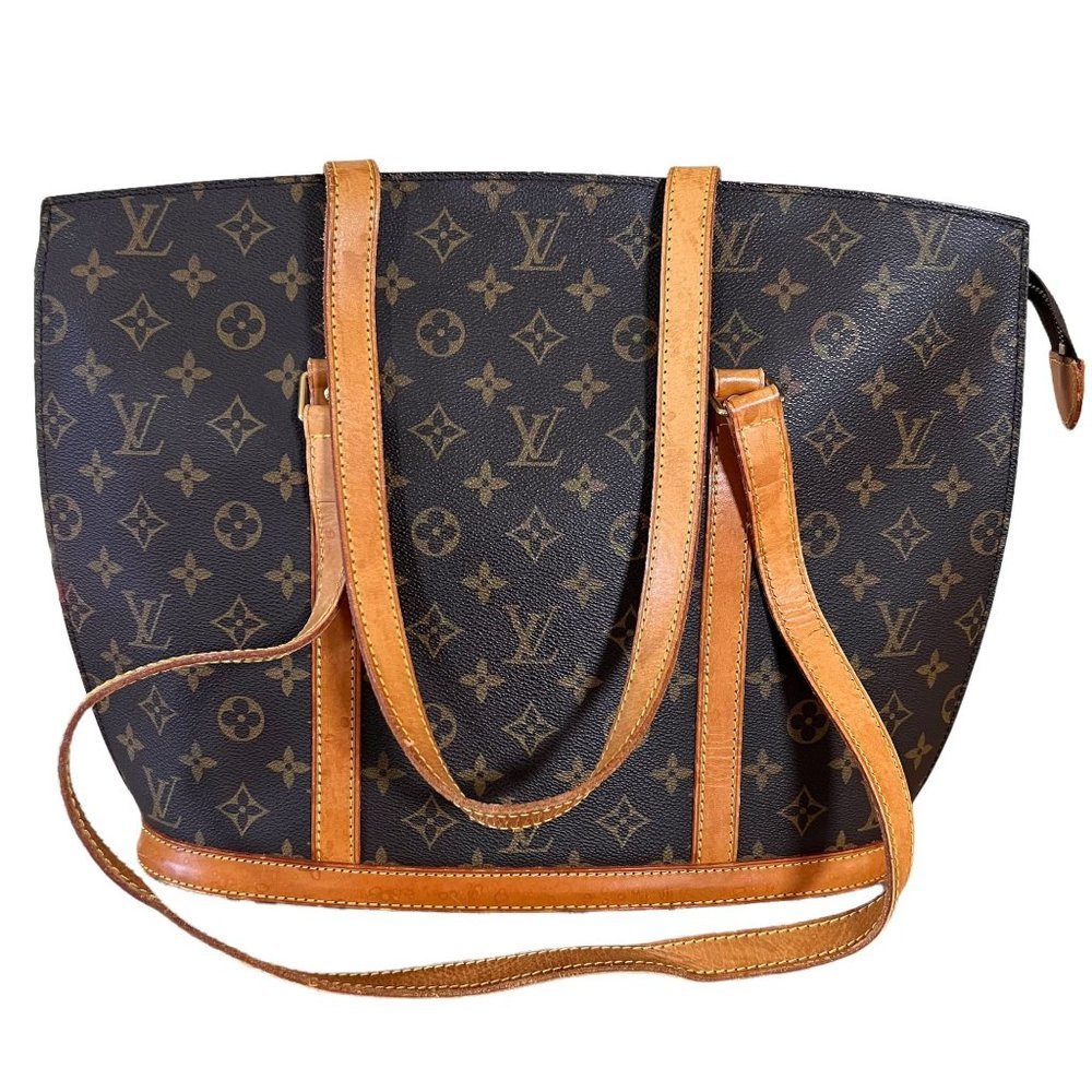 Authentic Louis Vuitton Shoulder Bag Babylone Monogram Used LV Handbag Vintage